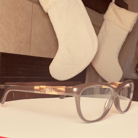 NWOT GUCCI GG3626 BROWN HORN OPTICAL GLASSES - Picture 10 of 16